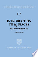 Introduction to Hp̳ spaces /