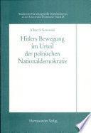 Hitlers Bewegung im Urteil der polnischen Nationaldemokratie /