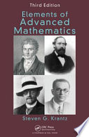 Elements of advanced mathematics /