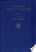 Iter Italicum; a finding list of uncatalogued or incompletely catalogued humanistic manuscripts of the Renaissance in Italian and other libraries.