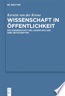 Wissenschaft in �Offentlichkeit : die Wissenschaft des Judentums und ihre Zeitschriften /