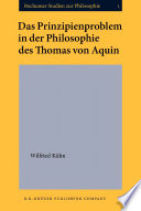 Das Prinzipienproblem in der Philosophie des Thomas von Aquin /