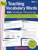 Teaching vocabulary words with multiple meanings /