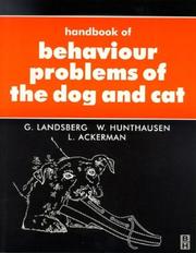 Handbook of behaviour problems of the dog and cat /