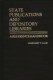 State publications and depository libraries : a reference handbook /