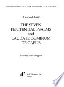 The seven penitential psalms and Laudate Dominum de caelis