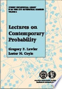 Lectures on contemporary probability /