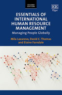 Essentials of international human resource management : managing people globally /