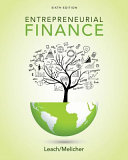 Entrepreneurial finance /