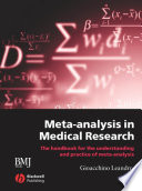Meta-analysis in medical research : the handbook for the understanding and practice of meta-analysis /