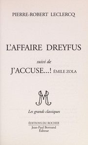 L'affaire Dreyfus /