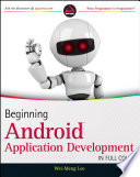 Beginning Android Application Development.