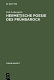 Hermetische Poesie des Frühbarock : die "Cantilenae intellectuales" Michael Maiers : Edition mit Übersetzung, Kommentar und Bio-Bibliographie /