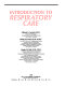 Introduction to respiratory care /