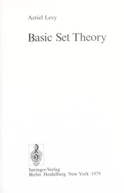 Basic set theory /