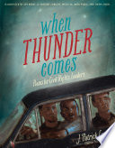 When thunder comes : poems for civil rights leaders /