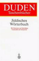 Jiddisches Wörterbuch /