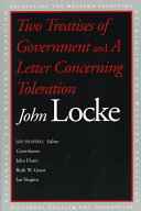 Two treatises of government : and a letter concerning toleration /