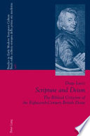 Scripture and deism : the biblical criticism of the eighteenth-century British deists /