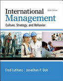 International management : culture, strategy, and behavior /