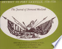 Detroit to Fort Sackville, 1778-1779 : the journal of Normand MacLeod : from the Burton Historical Collection /