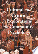 Cultural and critical explorations in community psychology : the inner city intern /