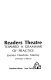 Readers theatre; toward a grammar of practice.