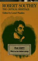 Robert Southey : the critical heritage /