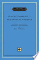 Biographical writings /