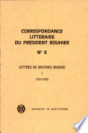 Lettres de Mathieu Marais /
