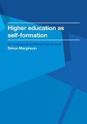 Higher education as self-formation /