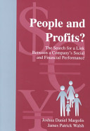 People and profits? : the search for a link between a company's social and financial performance /