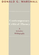 Contemporary critical theory : a selective bibliography /