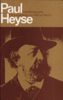 Paul Heyse : eine Bibliographie seiner Werke /
