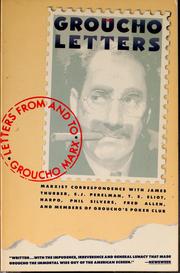 The Groucho letters : letters from and to Groucho Marx.