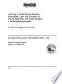 Hydrology of the Bonneville Salt Flats, northwestern Utah, and simulation of gound-water flow and solute transport in the shallow-brine aquifer /