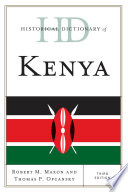 Historical dictionary of Kenya /