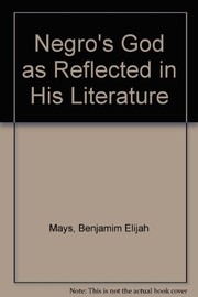 The Negro's God : as reflected in his literature /