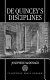 De Quincey's disciplines /