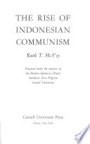 The Rise of Indonesian Communism /