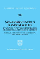 Non-homogeneous random walks : Lyapunov function methods for near-critical stochastic systems /