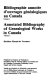 Bibliographie annotée d'ouvrages généalogiques au Canada = Annotated bibliography of genealogical works in Canada /