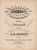 Opern-Revue. op. 8, nos. 25-32 /