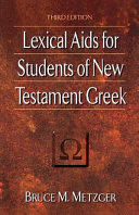 Lexical aids for students of New Testament Greek /
