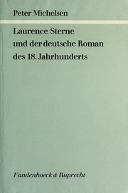 Laurence Sterne und der deutsche Roman des achtzehnten Jahrhunderts /