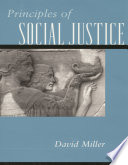 Principles of social justice /