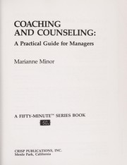Coaching and counseling : a practical guide for managers /