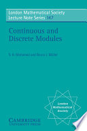 Continuous and discrete modules /