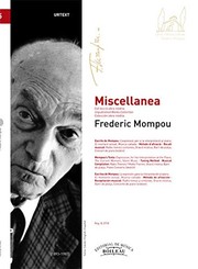 Miscellanea : recull musical i documentació de textos = Musical compilation and documentation of the texts /