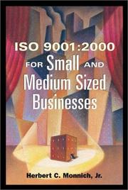 ISO 9001-2000 for small and medium sized businesses /